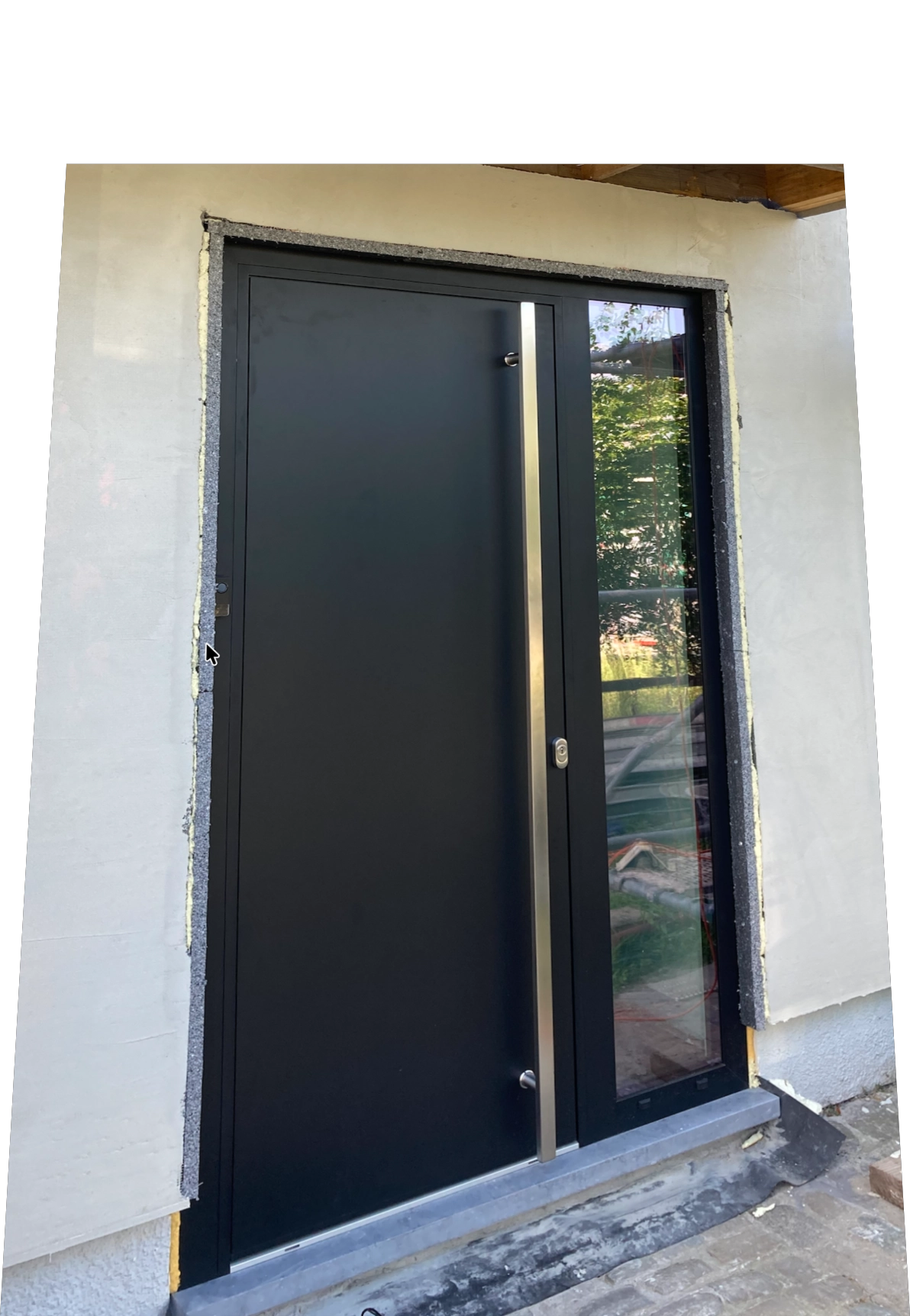 Porte d’entrée en bois